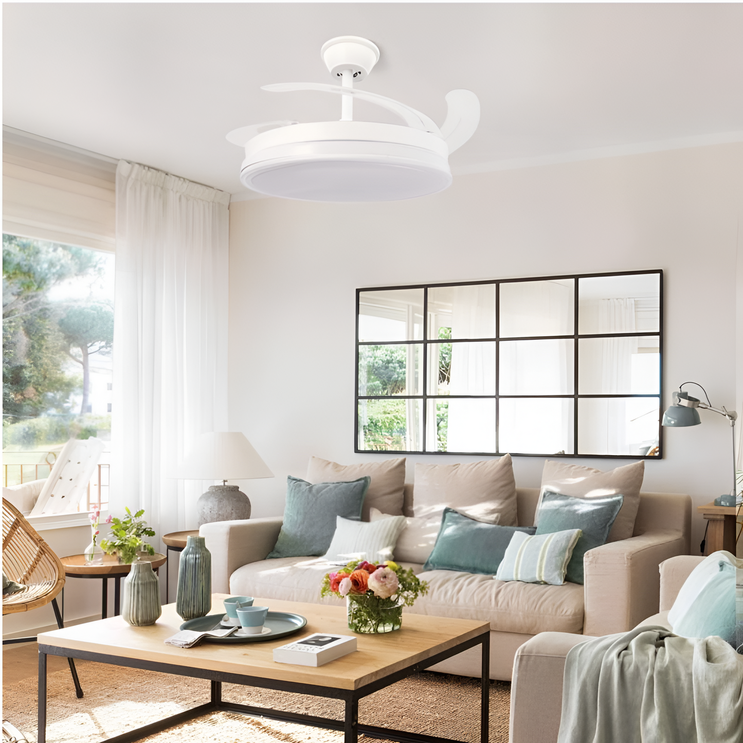 Ventilador de Techo con Luz LED