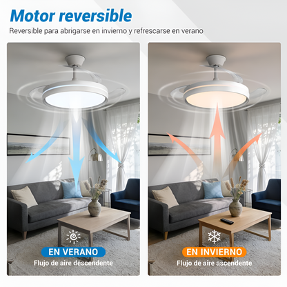 Ventilador de Techo con Luz LED
